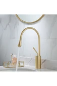 Banyo Lavabo Bataryası Mat Gold Yeni Tarz Model 5 Yıl Garantili thumbnail 1