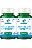 Yurdavit Magnesium L-threonate Magnezyum L-treonat 2000 Mg 90 Kapsül Vegan 2x90 Kapsül - 1