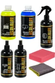 AutoFresh Araç Bakım Seti 5 Ürünlü Lastik Parlatıcı Torpido Parlatıcı Detaylı Iç Temizleyici Şampuan - 1