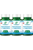 Yurdavit Magnesium L-threonate Magnezyum L-treonat 2000 Mg 90 Kapsül Vegan 3x90 Kapsül - 1