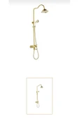 Altın Renk Duş Seti Gold Yağmurlama Sistemi 5 Yıl Garantili Altın Duş Sistemi thumbnail 1
