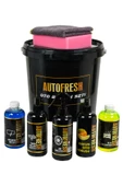 AutoFresh Araç Bakım Seti 8 Ürünlü 10 Lt Kovalı Oto Yıkama Ve Araba Iç Detaylı Temizleme Seti thumbnail 1