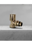 Gold Havlupan Gold Radyatör Altın Havlupan 50 70 Vanalar Dahil Komple Set Banyo Radyatör - 2