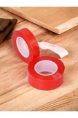 2 Adet Çift Taraflı Silikonlu 2 Metre Şeffaf Bant 18 Mm X2m - 1