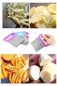 Şekilli Sebze Ve Meyve Dilimleyici Patates Dilimleyici Cips Kesici - 1
