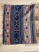 88x296cm El Dokuma Kilim, Çizgili Desenli Vintage Yün Kilim, Boho Tarzı, Antik Anadolu Kilimi - 4