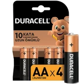 Duracell Alkalin Kalem Pil (AA) 4 LÜ Kartela - 1