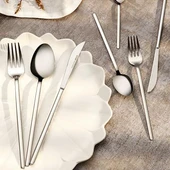 Emsan Lora 84 Parça Lüks Kutulu Çatal Kaşık Bıçak Takımı - 1