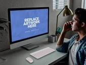 Reeder M11 Pro Max 11.97" Uyumlu Kablosuz Bluetooth Şarjlı Klavye Mouse Seti - Pembe thumbnail 6