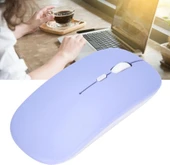 Xiaomi Redmi Pad Pro 12" Uyumlu Kablosuz Bluetooth Pilli Optik Mouse - Mor - 3