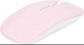 Apple iPad Mini 7 2024 8.3" Uyumlu Kablosuz Bluetooth Pilli Optik Mouse - Pembe thumbnail 2