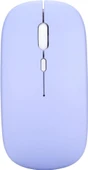 Xiaomi Redmi Pad Pro 12" Uyumlu Kablosuz Bluetooth Pilli Optik Mouse - Mor - 1