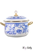 Miss Betty Blue Life 20 Cm Emaye Derin Tencere - 2