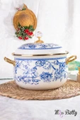 Miss Betty Blue Life 20 Cm Emaye Derin Tencere - 1