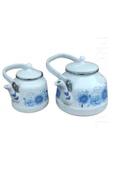 Nishev.com Evini Sev İtalyan Lüks Emaye Çaydanlık Takımı - 6