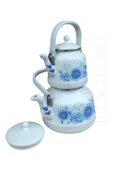 Nishev.com Evini Sev İtalyan Lüks Emaye Çaydanlık Takımı - 5