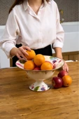 Miss Betty Rose Deluxe Emaye Ayaklı Meyvelik 30 Cm - 2