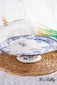 Miss Betty Emaye 30 Cm Ayaklı Kek Fanusu Blue Life - 2