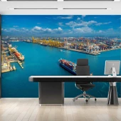 Lojistik Konteyner Liman Duvar Kağıdı thumbnail 2