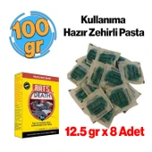 Fare Haşere Böcek Sıçan Zehiri Katı Pasta 100 gr Hazır Zehirli Katı Yiyecek 1 Adet - 1