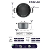 Circulon Cam Kapaklı Tencere 24 CM - 4
