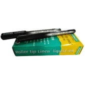 STANGER Rollerball Solid Inkliner 0.5 mm Siyah Pilot Kalem 10'Lu Paket - 4