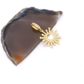 Ajda Charm Çelik Altın Kaplama Kadın Kalp Model-CHR-113 thumbnail 1