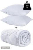 Çift Kişilik Silikon Yorgan Seti +2 Mikrofiber Yastık 800GR - 1