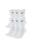 Nike SX7666-100 Everyday Cush Crew 6lı Çorap Seti - 2