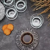 Paşabahçe Aurora Çay Takımı, 12 Parça - 155 ml Bardak ve Tabak Seti, 95961 - 3