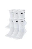 Nike SX7666-100 Everyday Cush Crew 6lı Çorap Seti - 1