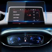Peugeot 3008-5008 2016-2024 Model Multimedya ve Gösterge Panel Uyumlu Set 9H Nano Ekran Koruyucu thumbnail 1