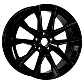 EMR-E462-03 8.0x18" -5x100 ET40 57.1 Black Polished Jant (4 Adet) - 1