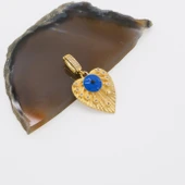 Ajda Charm Çelik Altın Kaplama Kadın Nazar Boncuklu Model-CHR-105 thumbnail 1