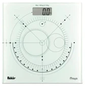 FAKİR MAYA DİJİTAL EKRANLI CAM YÜZEYLİ BANYO BASKÜLÜ (BEYAZ RENK) - 1