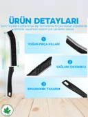 Çok Amaçlı Multi İnce Temizlik Fırçası Derz Arası Banyo Mutfak Lavabo Detay Temizleme Fırçası 2 ADET - 4