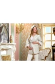 Cossy By Aqua Kadın Krem Lohusa 3'lü Pijama Takımı 25151 thumbnail 3