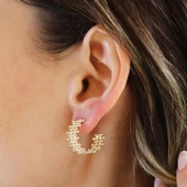 Trend Toplu Gümüş Küpe thumbnail 2