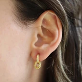 Düğümlü Gümüş Küpe thumbnail 2