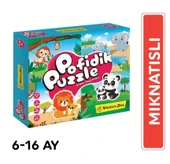 Y.Z. 6-16 Ay İlk Pofidik Magnet Puzzle - Orman Hayvanları - 1