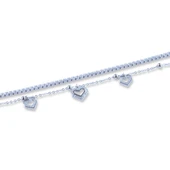 Kalpli Su Yolu Gümüş Bileklik thumbnail 3