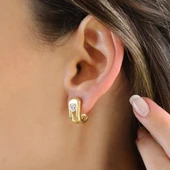 Msska Model Bombeli Gümüş Küpe thumbnail 2