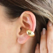 Bombeli Cuff Gümüş Küpe thumbnail 2