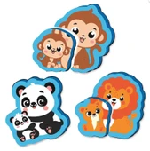 Y.Z. 6-16 Ay İlk Pofidik Magnet Puzzle - Orman Hayvanları - 2