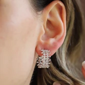 Trend Toplu Gümüş Küpe thumbnail 4