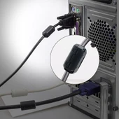 Alkatronik 7mm Ferrit Halka Filtre Kablo Gürültü Bastırıcı Azaltıcı Yüzük Bead RFI EMI Girişim Engelleyici - 5