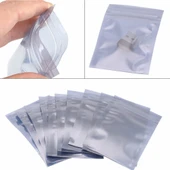 Alkatronik Kilitli Antistatik Poşet 8x13cm 100 Adet Şeffaf Su Toz Geçirmez Koruyucu Esd Metalize Torba - 4