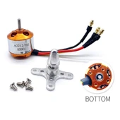 Alkatronik A2212 930KV Fırçasız Motor 2S/ 3S Lipo RC Model Uçak Helikopter Multicopter Drone Quadcopter Fpv - 2