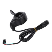 Alkatronik Elektrikli Bisiklet Gaz Kolu Scooter Motor Baş Parmak Hız Kontrol Ekransız Aksesuar Parça 23mm Alüm thumbnail 8