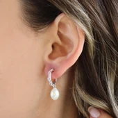 Trend İncili Gümüş Küpe thumbnail 6